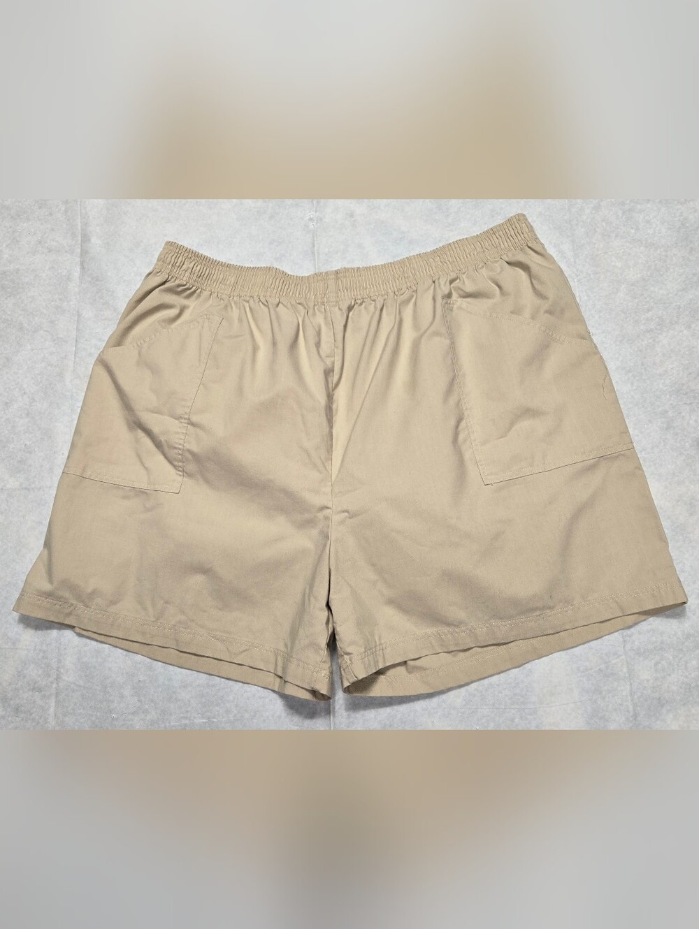 Separate Issue 28W Tan Shorts Elastic Waist Pockets